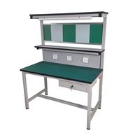 Mesa de Trabajo Móvil para Reparación de Celulares iPhone, para Uso en Hospitales y Escuelas, con Perfil de Aluminio Resistente a la Corrosión
