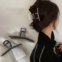 Pinces à cheveux métalliques grandes pour femmes, pinces à cheveux à forte tenue pour cheveux épais ou fins, accessoires de coiffure tendance