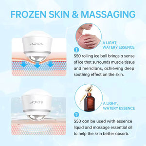 Mini Rodillo de Hielo para Masaje Facial |   Rodillo de Hielo de Silicona Portátil para Reafirmar el Rostro - Product Image 2
