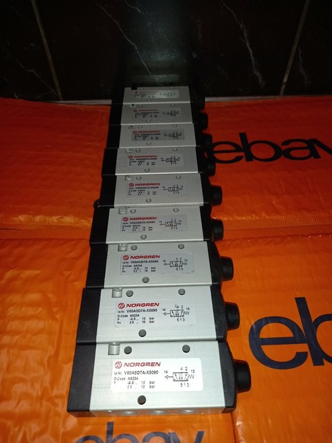 PLC V60A5D7A-X5090 5/2 1/8 BSP PILOT SPRING M5 PILOT PORT Warranty Product