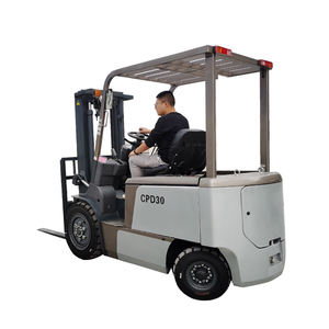 Mini carretilla elevadora eléctrica compacta con certificación CE, 2 toneladas, 2,5 toneladas, batería agrícola, palé de 4 ruedas para almacén, taller, nueva condición - Product Image 3