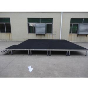 Aluminium Portable Outdoor Stage Podium Height Adjustable Modular Design Easy Assembly Non-Slip Surface for Ceremony Events - Product Image 1