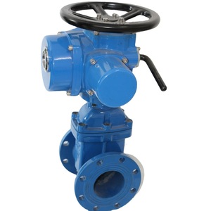 Vanne électrique à opercule Longyao Shuangyong DN100 PN16 en fonte à joint souple pour le contrôle de l'eau avec interrupteur 380V - Product Image 3