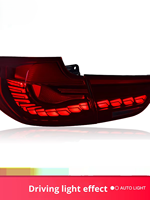 Adapté aux feux arrière BMW Série 3 GT, compatible avec les modèles 2013-2020, nouveaux feux arrière dynamiques style écailles de dragon 12V.