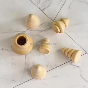 Kreative Holzhandwerk Baumform Holz Blank Spielzeug für DIY Malerei - Product Image 2