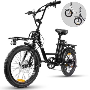 จักรยานไฟฟ้า WindChaser 48V 500W รุ่น Vélo Ebike ขนาดยาง 20 นิ้ว โครงเหล็กคาร์บอน แบตเตอรี่ 10Ah 7 สปีด ความเร็วต่ำ - Product Image 2
