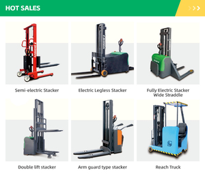 1.5 tấn đầy đủ điện tự tải nâng 2ton Pallet Stacker thường vụ phong cách tất cả các địa hình Pallet Stacker - Product Image 6