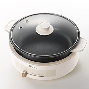 หม้อไฟฟ้าอเนกประสงค์แบร์ 4 ลิตร สำหรับใช้ในครัวเรือน สีขาวทรงกลม - Product Image 5