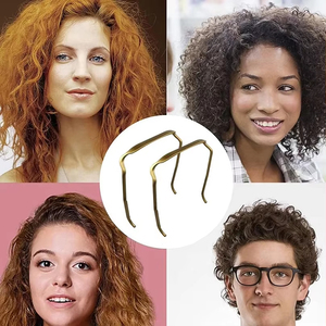 Diademas Étnicas Cuadradas de ABS Grueso para Cabello Rizado, Tamaño Mediano para Mujer - Product Image 3
