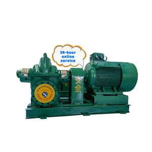 Bomba de caja dividida horizontal de succión doble de una etapa, de alto caudal, eléctrica, con motor diésel, 2000 L/S, para riego agrícola - Product Image 1