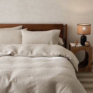 Khách sạn sang trọng Nhà Lanh lanh bộ đồ giường Bộ 100% tinh khiết Châu Âu lanh lanh tùy chỉnh (Vua đôi) mềm mại tự nhiên thoáng khí - Product Image 1