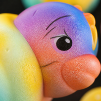 Nouveauté 2026 : Mini canard en caoutchouc souple, jouet anti-stress en mousse PU à récupération lente pour enfants et adultes