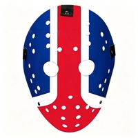 Máscaras de Halloween de HLC China, Fabricante de Máscaras de Fiesta, Impresión de Logotipo Moderno Personalizado, Máscaras Faciales Blancas de Jason, Disfraz de Celebridad