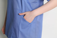 Ensemble d'uniformes médicaux pour femmes, col en V croisé, manches courtes, pantalon droit, tenue de travail pour clinique, dentisterie, SPA
