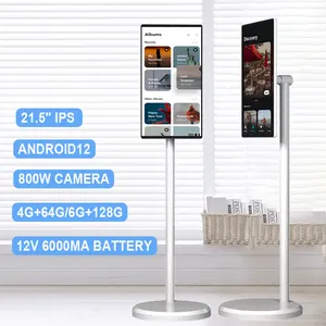 JCPC grosir portabel Standby Me Tv Facebook Tiktok pemutar Video Battery-Power Wifi Bestie 21.5 inci Tv pintar