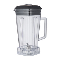 Ideamay 2L Blender en plastique PC blanc avec lame en acier inoxydable, électrique, durable, résistant à l'eau, usage commercial et domestique, haute performance