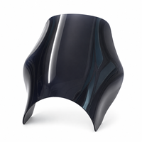 Accessoires universels pour moto, pare-brise de moto en polycarbonate acrylique, durable, résistant aux chocs, anti-UV, transparent, sur mesure, vente en gros OEM