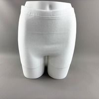 Sous-vêtements post-partum jetables culotte en maille souple et extensible et respirante slip postnatal élastique à taille haute pour femme saignant