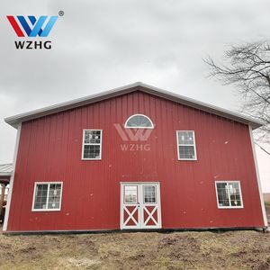 Structure <span class=keywords><strong>en</strong></span> acier Kits chauds à vendre Dessin <span class=keywords><strong>préfabriqué</strong></span> Structure <span class=keywords><strong>en</strong></span> acier Bâtiment Cheval Stockage Hangar Grange <span class=keywords><strong>garage</strong></span> - Product Image 3