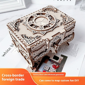 Kits de modèles de boîtes <span class=keywords><strong>en</strong></span> <span class=keywords><strong>bois</strong></span> antiques Adultes Adolescents Modèle <span class=keywords><strong>mécanique</strong></span> découpé au laser Kit de construction artisanale mains bricolage <span class=keywords><strong>Puzzle</strong></span> <span class=keywords><strong>en</strong></span> <span class=keywords><strong>bois</strong></span> <span class=keywords><strong>3D</strong></span> - Product Image 3