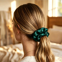 Ensemble de luxe 3 pièces en soie personnalisé avec logo pour le sommeil, comprenant des masques pour les yeux, des taies d'oreiller et un chouchou – Cadeau de Noël
