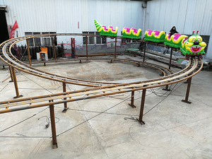 Montagnes russes de ver d'amusement de champ de foire d'intérieur et extérieur préférées d'enfants passionnantes - Product Image 2