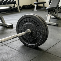 Disques de musculation pour haltères, plaques de poids pour la gym, disques bumper pour l'entraînement