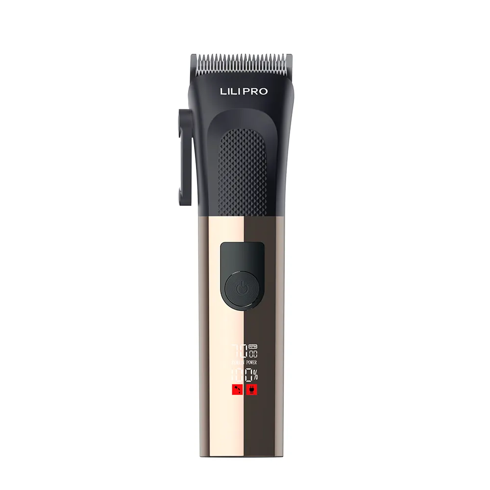 LILIPRO Écrans LCD USB 2000mAh Power Salon Tondeuses à cheveux professionnelles Tondeuses à cheveux pour hommes