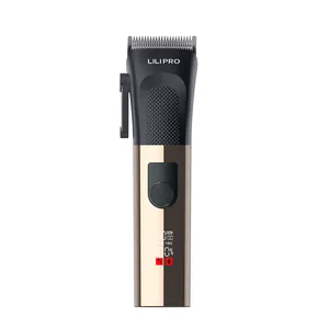 LILIPRO LCD-Anzeige USB 2000 mAh Leistung Salon Haarschneider professioneller Barbier Clipper Trimmer für Herren