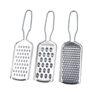 Stainless Steel Handheld Non Slip Flat Grater Ideal for Vegetables, Cheese, Eggs A variety of models to choose from