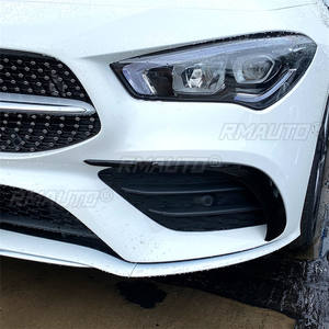 Pour Mercedes Benz CLA C118 CLA200 CLA250 W118 2020 2021 Cache de protection de phare antibrouillard avant Grille Autocollant Accessoires extérieurs - Product Image 2