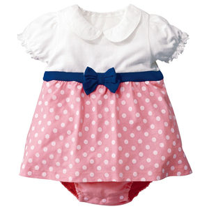 Ropa de Algodón Orgánico para Bebé Recién Nacida, Conjunto de Camiseta y Pantalones Cortos con Parches - Product Image 4