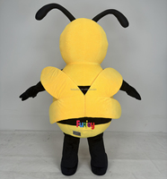 Costume de mascotte gonflable pour adulte, vente chaude, abeille, abeille bourdon, déguisement de mascotte pour Halloween