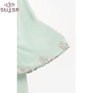 Abbigliamento islamico preghiera araba tinta unita maniche lunghe Dubai abiti <span class=keywords><strong>turchi</strong></span> abiti da preghiera per donne musulmane - Product Image 3