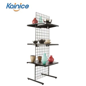 2'x6' <strong>Gridwall</strong> Panel Tower with T-Base Floorstanding <strong>Display</strong> Kit - Product Image 3