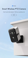 Caméra de sécurité cellulaire OiKay 4G LTE / WiFi extérieure 2K QHD alimentée par batterie avec PIR, audio bidirectionnel, étanche IP65, caméras domestiques