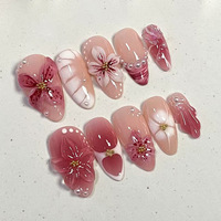 Faux ongles à presser en gel souple préconçus pour la mode, fournitures d'ongles OEM en gros