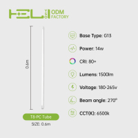 Tubo LED sin Balastro 180-265V, Tubo de Luz LED T8 para Iluminación Interior y Exterior, 3000K 4000K 6500K
