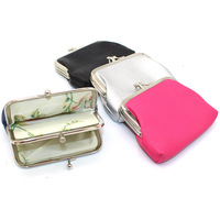 Dompet Koin PU Ganda Baru Model Ms Zero, Tas Kecil Warna Cerah dan Segar, Grosir Tersedia