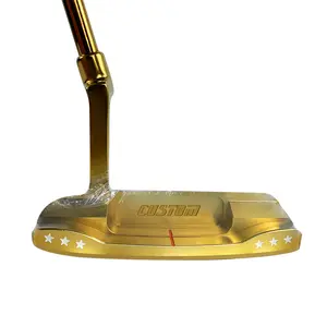 OEM ODM logotipo personalizado 303 304 CNC fresado zurdo Golf Club Putter cabeza