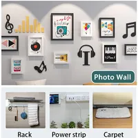 Cinta Adhesiva de Doble Cara de Alta Resistencia para Montaje, Tiras Adhesivas para Colgar Cuadros, Cinta Nano Extra Grande para Pared, PVC Impermeable, Acrílico