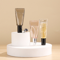 Flacon roll-on en verre vide de 10 ml en forme de vague, personnalisable, pour huiles essentielles et parfums