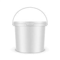 1 gallon 5gallon de béton architectural préfabriqué utilisé seau en plastique