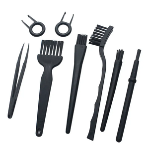6 buah Set sikat pembersih Keyboard portabel, Multi ukuran dengan pinset Anti statis untuk komputer - Product Image 1
