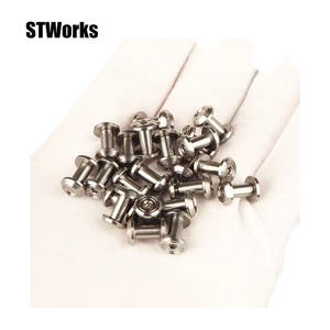 Mango de cuchillo personalizado tornillos de oro rosa Tornillos de alta calidad M3 M5 arcoíris <span class=keywords><strong>Chicago</strong></span> - Product Image 3