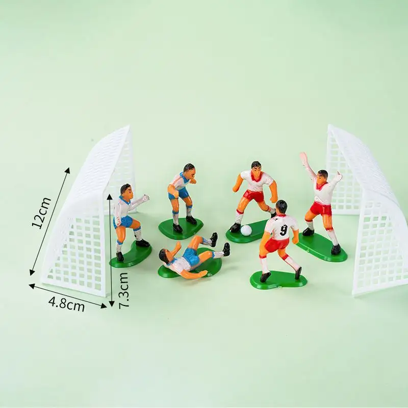 Ragazzi bambini compleanno sport festa a tema forniture calcio calcio Toppers torta e Cupcakes palloni da calcio compleanno Pick candele