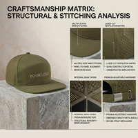 Casquette de baseball à 7 panneaux perforée au laser, séchage rapide, avec logo personnalisé, respirante, pour hommes, pêche en plein air, camping, pour les grossistes