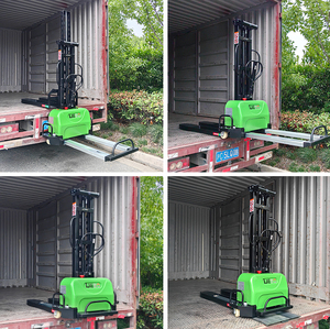 LIEBO 2024 Stock Listo para enviar Venta caliente 500kg 700kg Carretilla elevadora portátil de carga automática Elevador apilador eléctrico Precio de fábrica - Product Image 4