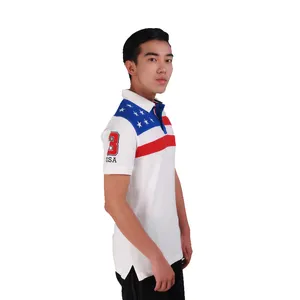 Adults Age Group and Shirts Product Type white and green color combination polo t shirts