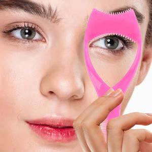 글로웨이 3 In 1 휴대용 플라스틱 래쉬 어플리케이터 도구 속눈썹 마스카라 가드 어플리케이터 가이드 템플릿 속눈썹 빗 - Product Image 5